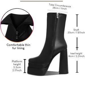 High heels boots